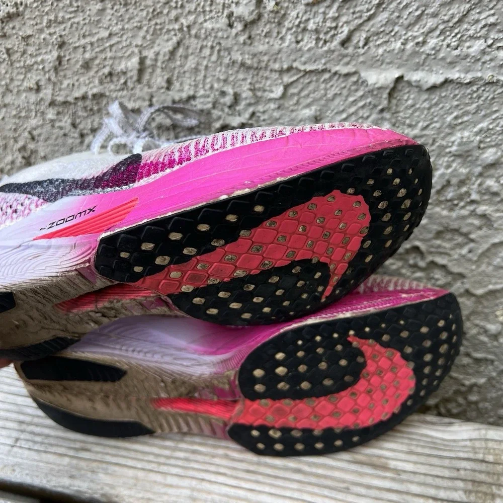Nike Shoes Women Size 8 ZoomX Vaporfly Next% 3 White Vivid Purple